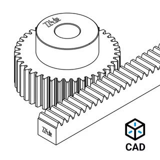 CAD für Zahnräder & Zahnstangen